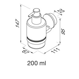 Seebi dosaator, pudel 200 ml Geesa