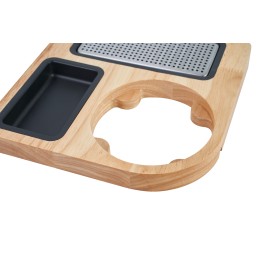 Tervituskandiku alus Canterbury, hele puit