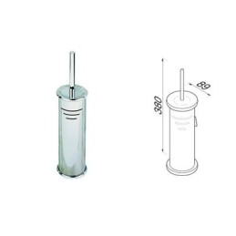 WC-Bürste + Halter, an der Wand montiert Geesa