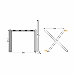 Koka čemodānu plaukts, tumši brūns
