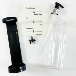 Dušas želejas dozators 300 ml, melns