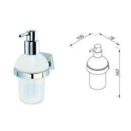 Ziepjdozators, pudele 200 ml, matēts stikls Geesa