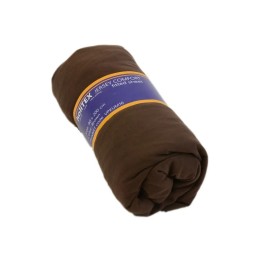 Jersey fitted bed sheet 90*200 cm, brown