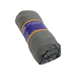 Palags ar gumiju 90*200 cm, trikotāža, pelēks