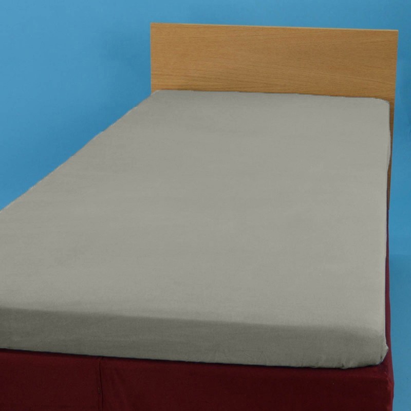 Jersey fitted bed sheet 90*200 cm, light grey