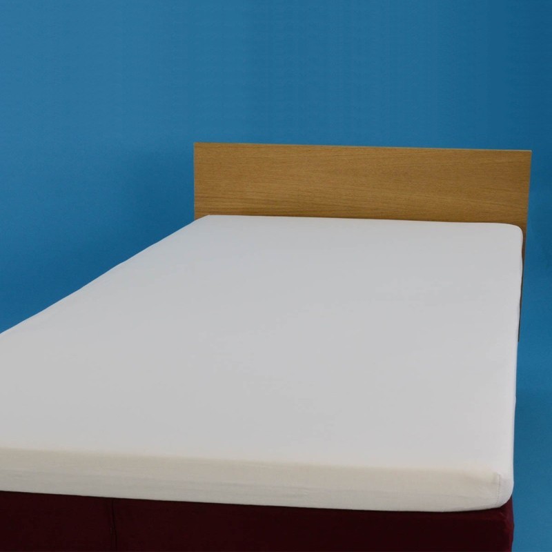 Palags ar gumiju 160*200 cm, trikotāža, balts