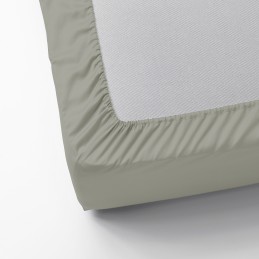 Jersey fitted bed sheet 90*200 cm, light grey