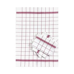 Virtuves dvielis 50*70 cm ar sarkanu rakstu