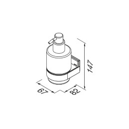 Seifenspender, Flasche 200 ml Geesa