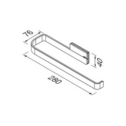 Dvieļu turētājs Geesa
