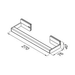 Grap rail 30 cm Geesa