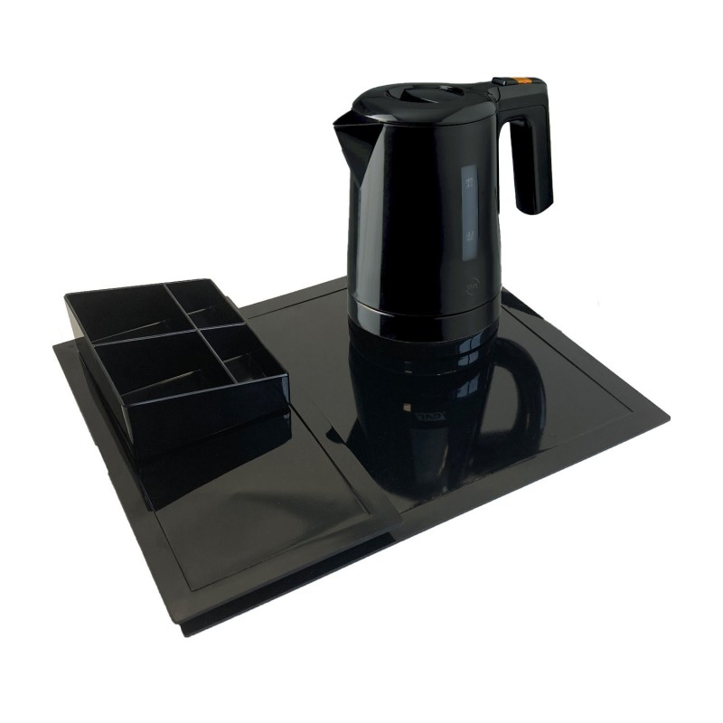 Wasserkocher-Set 0.8 l, schwarz