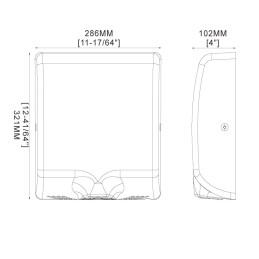 Händetrockner 1000 W, schwarz, UV