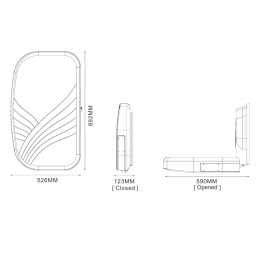 Пеленальный стол, серое