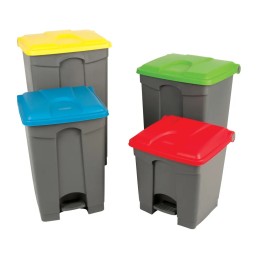 Bin with pedal 30 L, grey (without lid)