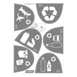 Pedal-Mülleimer 70 L, grau (ohne Deckel)