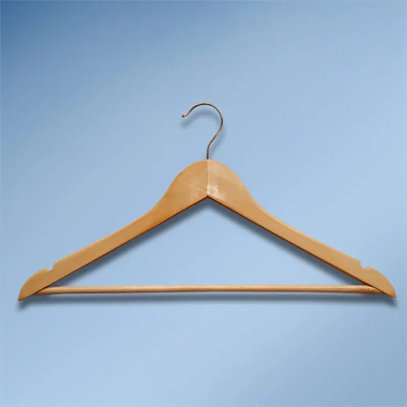 Drēbju pakaramais, gaišs koks