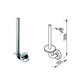 Papildu WC papīra divu ruļļu turētājs Geesa