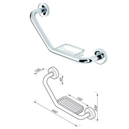 Haltegriff mit Seifenhalter Geesa