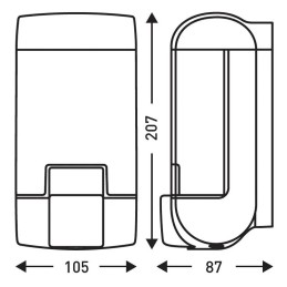 Ziepju dozators Rubis 800 ml