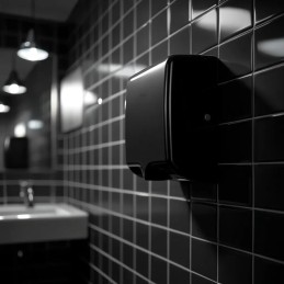 Händetrockner 1000 W, schwarz, UV