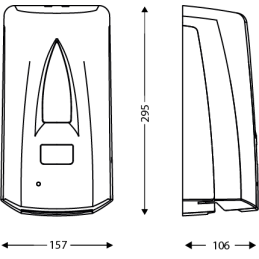 Automatischer Schaumsensor-Seifenspender Yaliss 1 L (kontaktlos), weiß