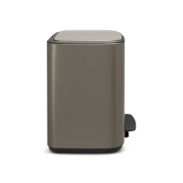 Atkritumu tvertne 33 L, pelēks, 3 nodalījumi