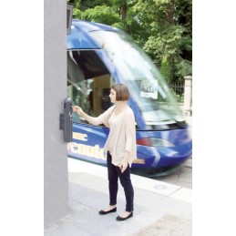 Pie sienas stiprināms āra pelnu trauks 1.8 L, pelēks