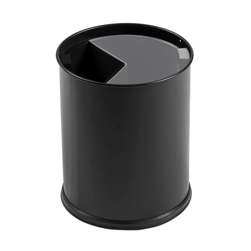 Abfalleimer 13 L, schwarz, 2 Fächer