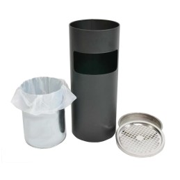 Prügikast-tuhatoos 27 L, must