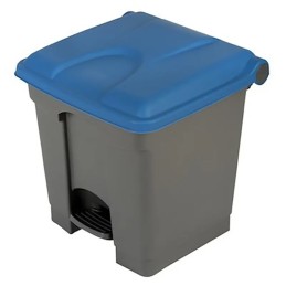 Bin with pedal 30 L, grey (without lid)