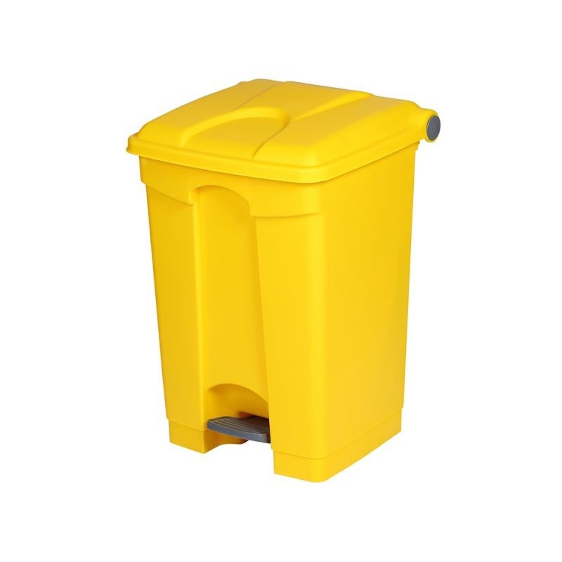 Pedal-Mülleimer 45 L, gelb (ohne Deckel)