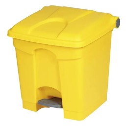 Pedal-Mülleimer 30 L, gelb (ohne Deckel)