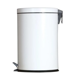 Atkritumu tvertne ar pedāli 20 L, balta