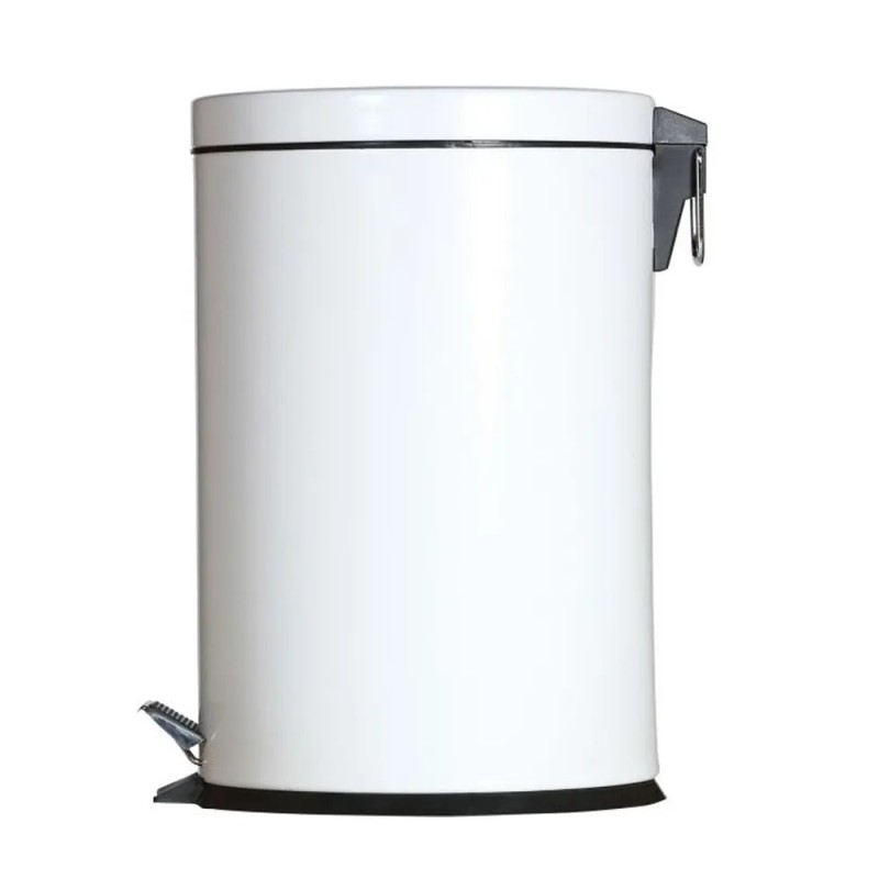 Pedaaliga prügikast 20 L, valge