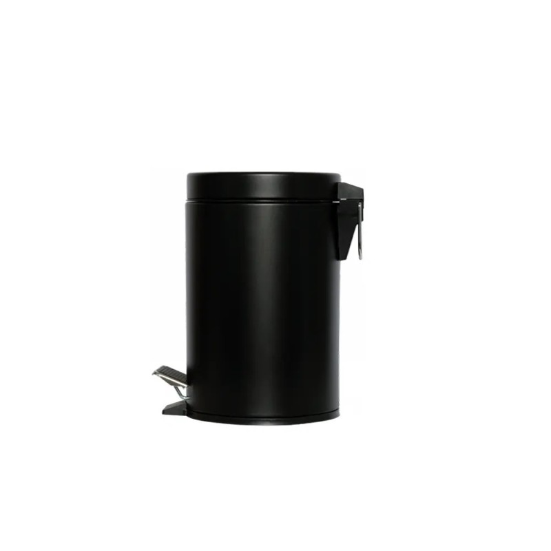 Atkritumu tvertne ar pedāli 3 L, melna