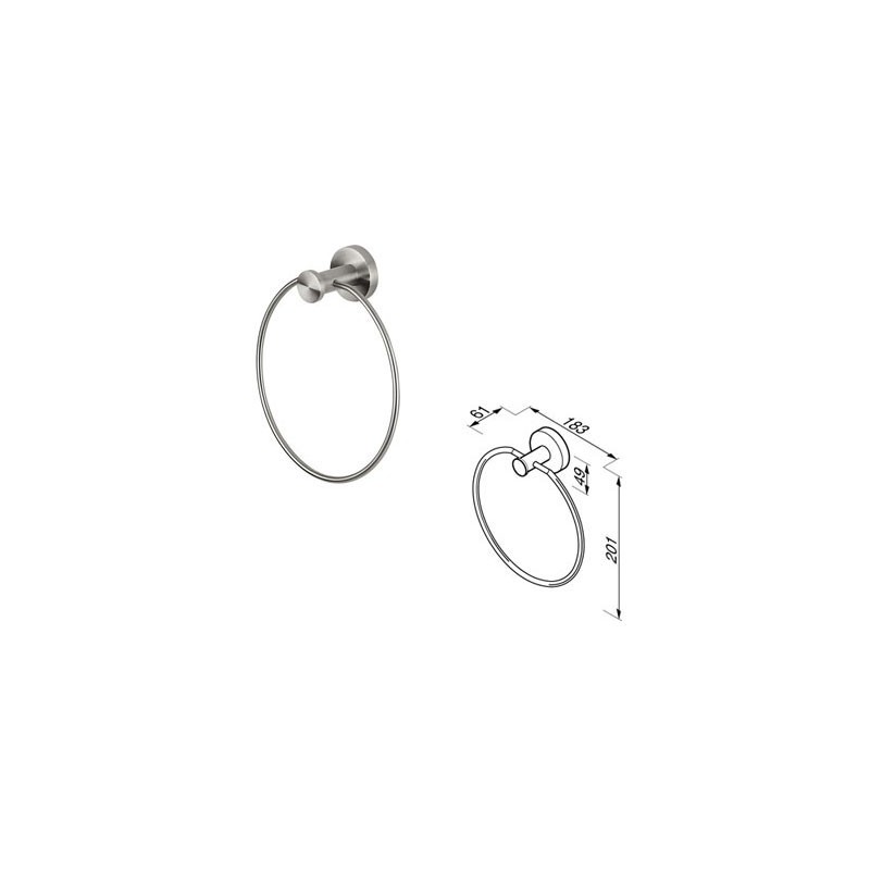 Dvieļu turētājs Geesa