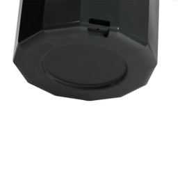 Āra pelnu trauks, caurulveida ar spaini 10 L, brīvi stāvošs, pelēks