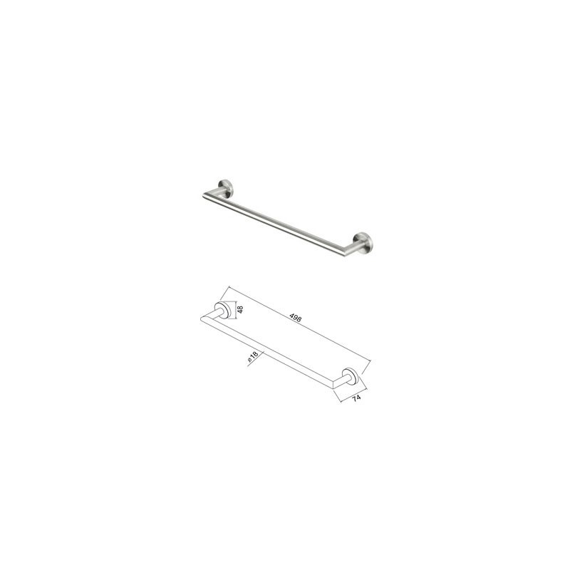 Dvieļu turētājs, 45 cm Geesa