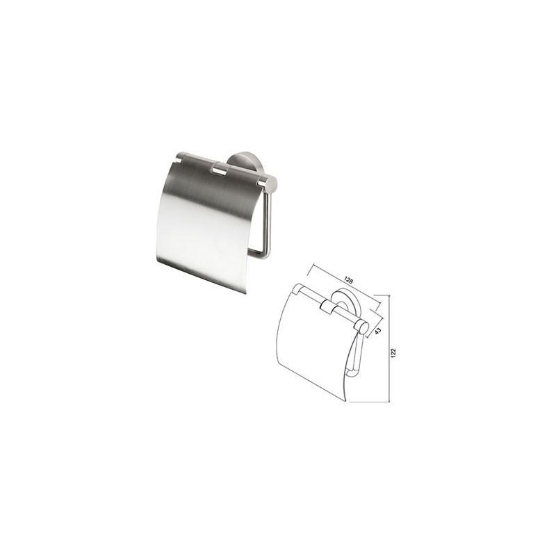 Toilet roll holder with cover  Geesa
