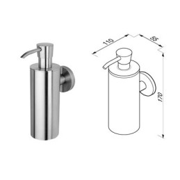 Seifenspender, Flasche 200 ml, Metall Geesa