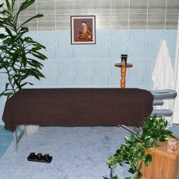 Frottee-Decke braun 100*200 cm