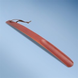 Schuhlöffel aus Holz 38 cm, dunkelbraun