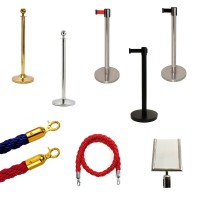 Kvalitatīvas un skaistas norobežojošās virves un stabiņi